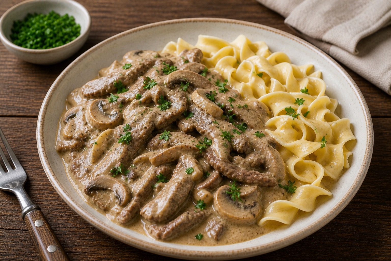 Beef Stroganoff (Befstroganov)