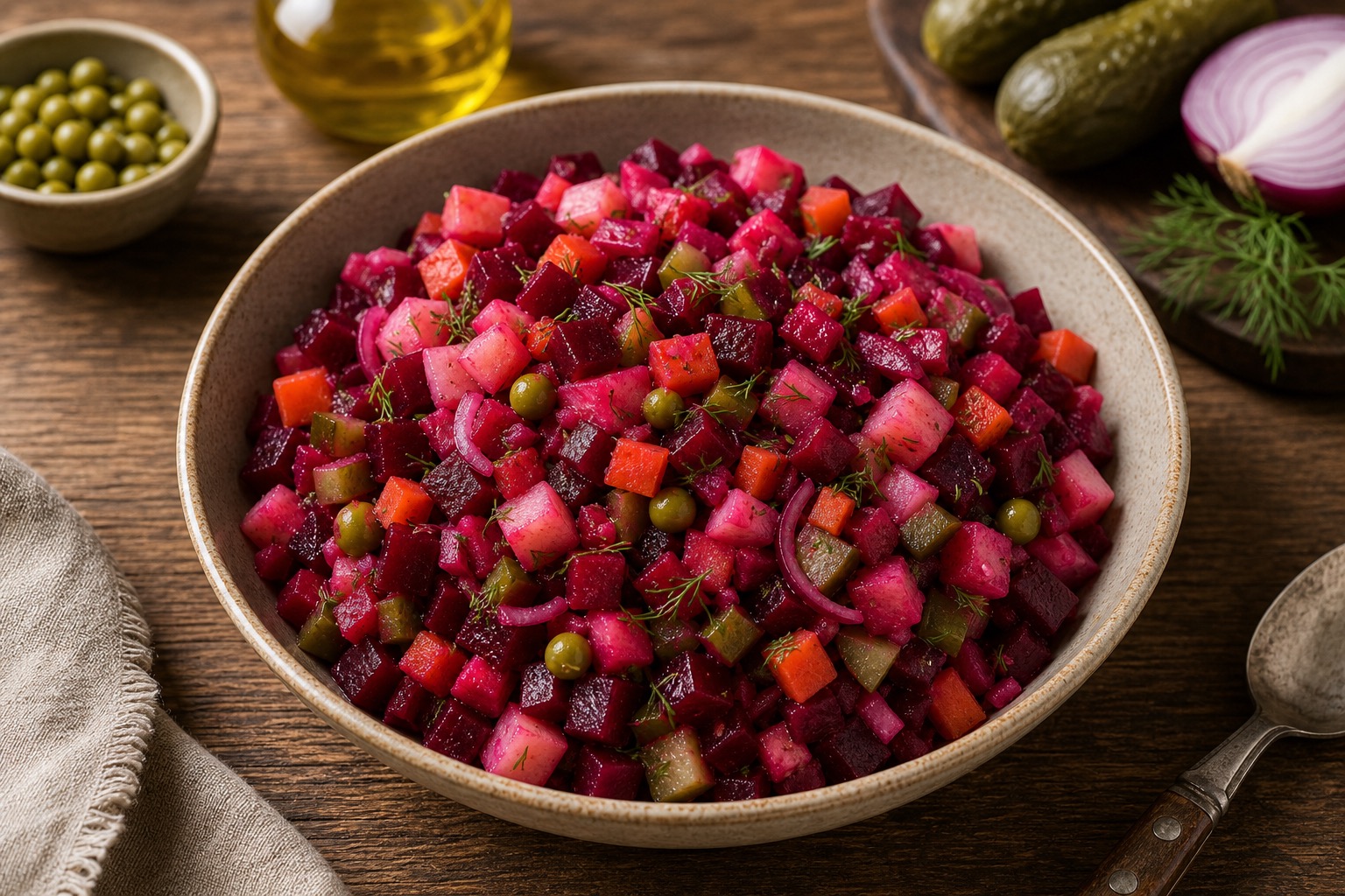 Beetroot and Potato Salad (Vinaigrette)