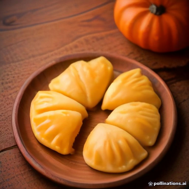 Dyniowe Pierogi z Serem (Pumpkin and Cheese Pierogi)