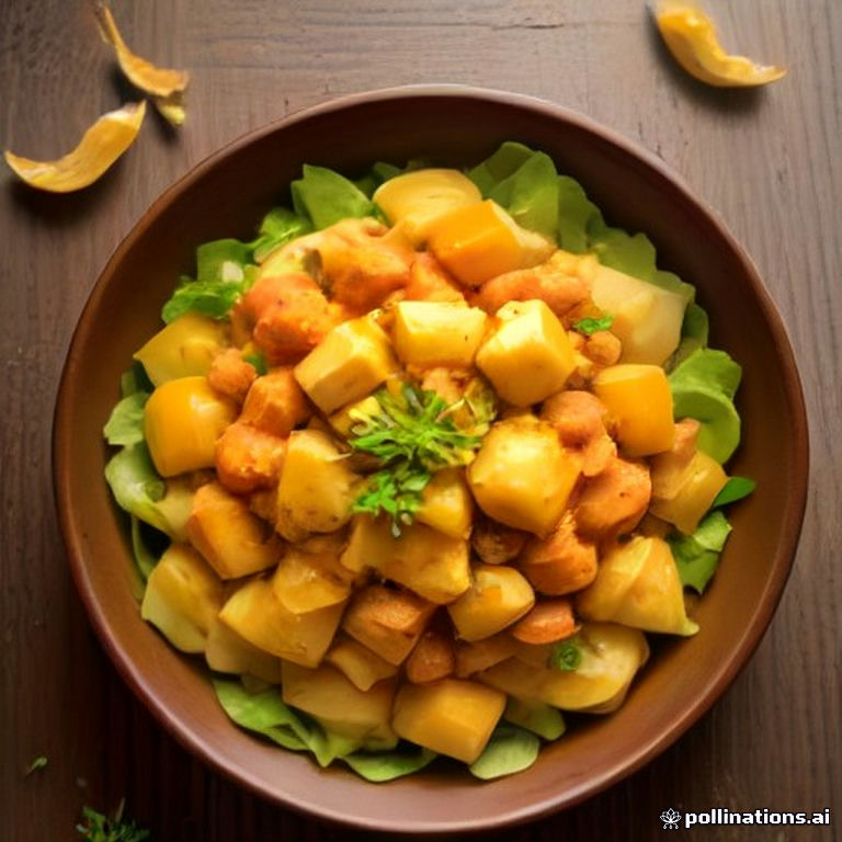 Ukrainian Pumpkin Salad with Garlic