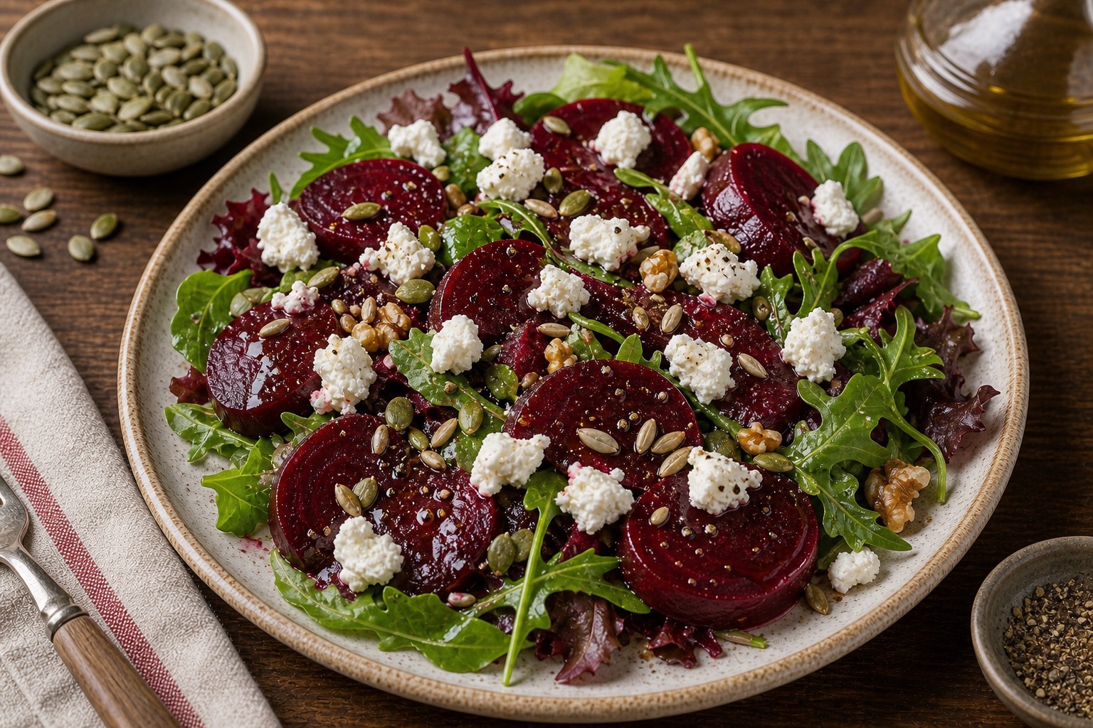 Goats Cheese and Beetroot Salad