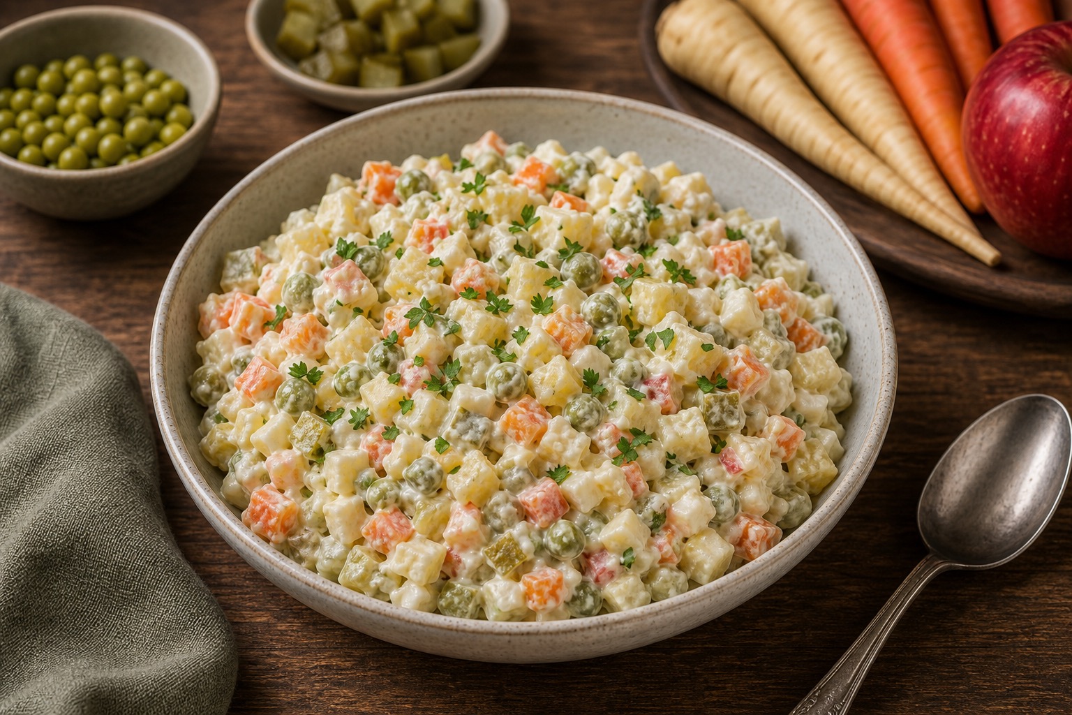 Polish Vegetable Salad (Salatka Jarzynowa)