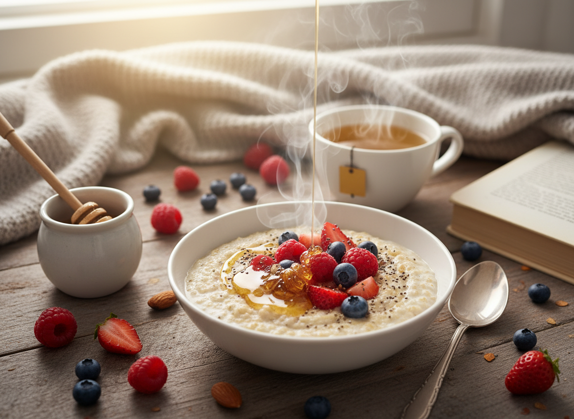 Porridge with Honey and Berries