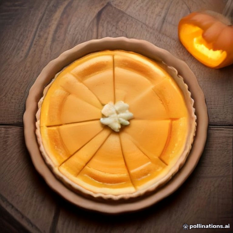 Pumpkin and Blue Cheese Tart