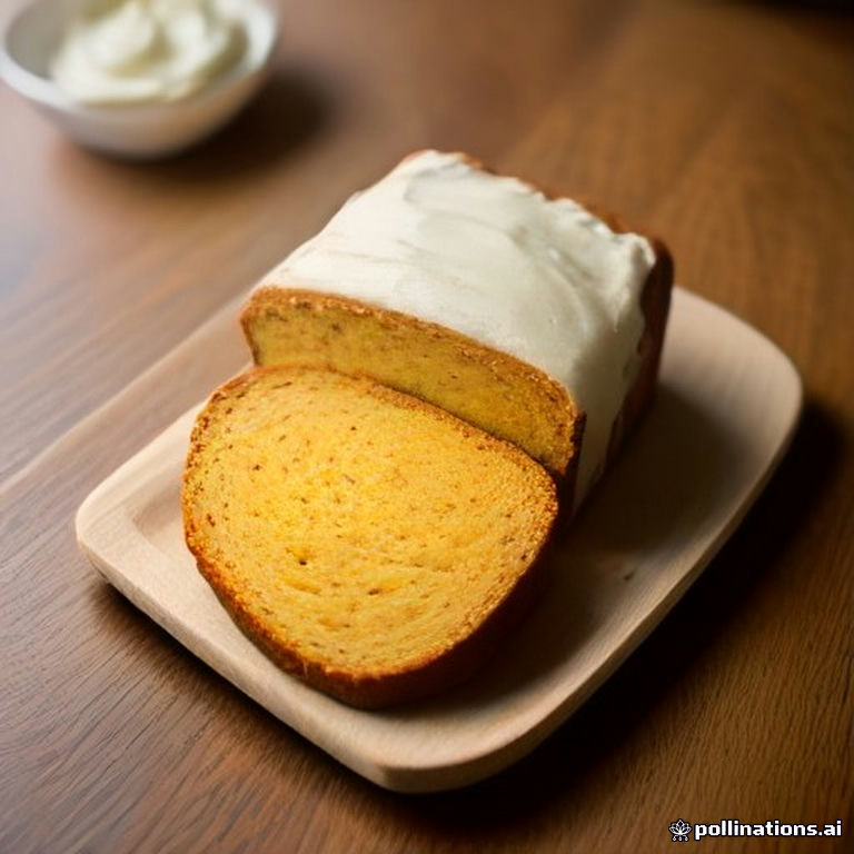 Pumpkin Bread with Cream Cheese Frosting