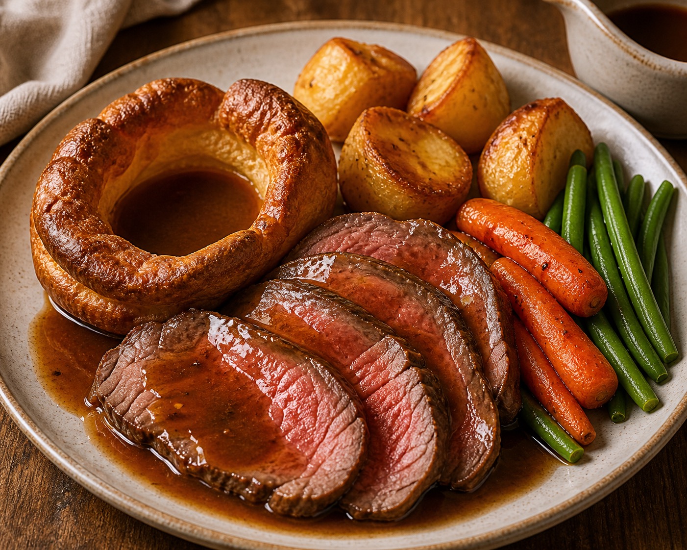 Roast Beef with Yorkshire Pudding
