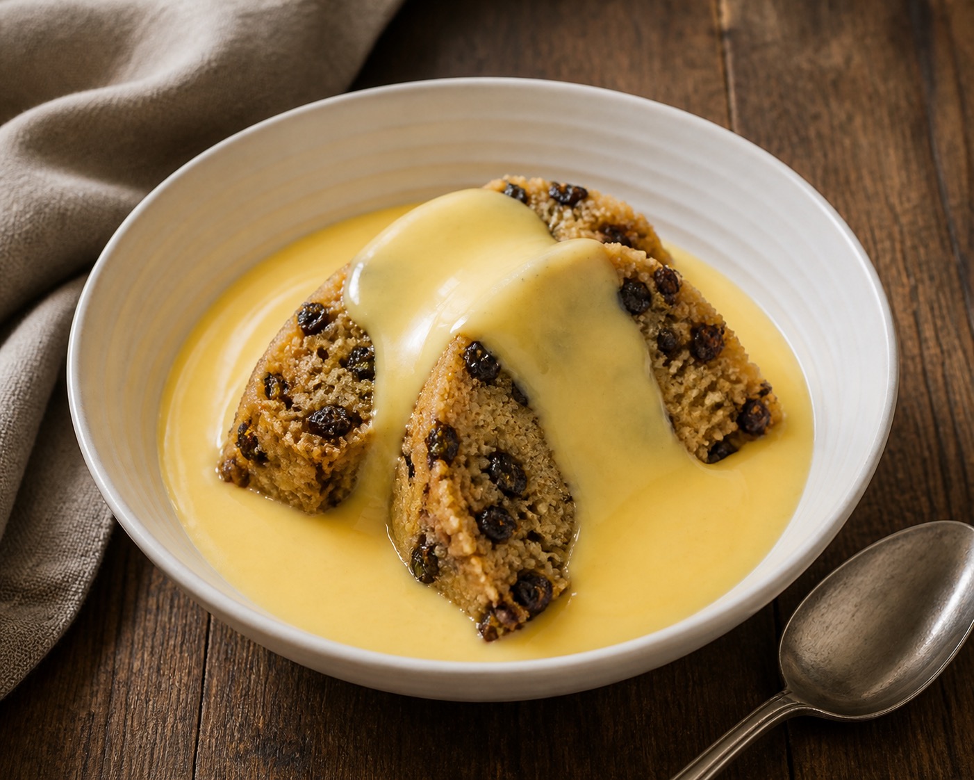Spotted Dick with Custard